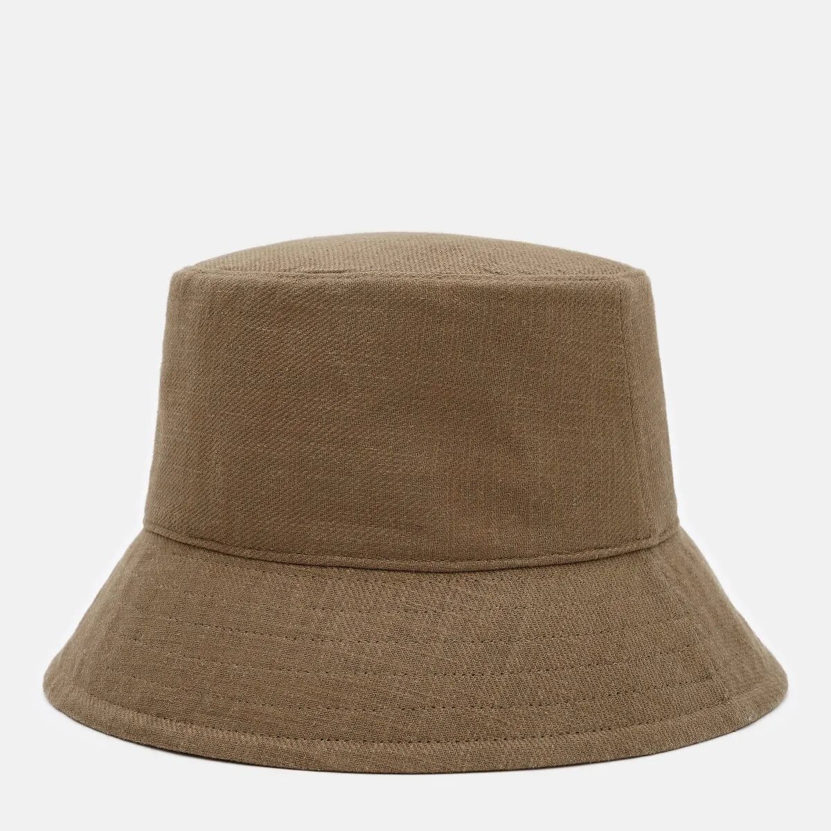 Панама лляна однотонна Bucket Hat Fortune 55-56 Коричневий 