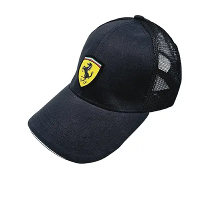 Бейсболка для хлопчика з логотипом Ferrari та сіткою 50 Чорний 13112