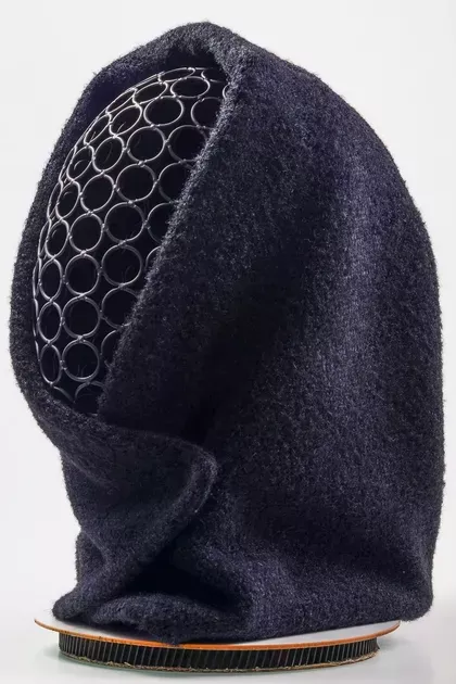 Капор капюшон ангоровый 56-60 Черный 