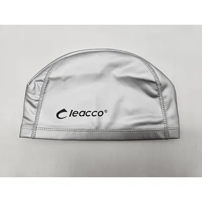 Шапка для плавання з прорезиненої тканини Leacco 55-58 Сірий