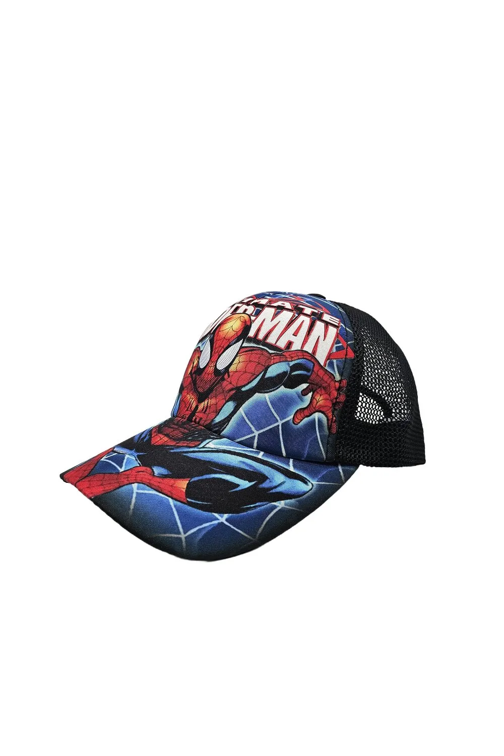 Бейсболка з сіткою та малюнком Спайдермен SPIDERMAN 52-55 Чорний 17001 