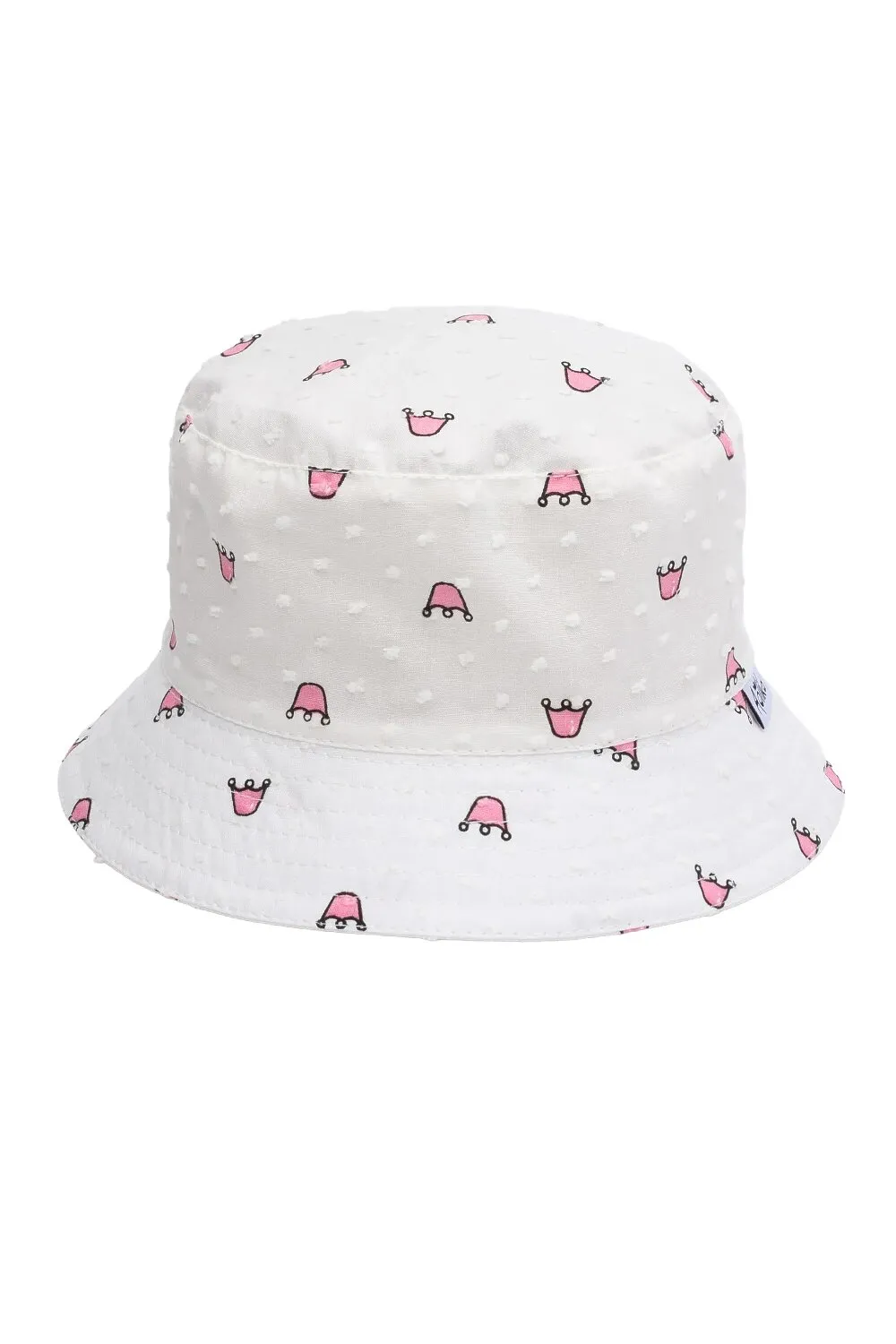 Панама муслінова з принтом Корона AOLIKA 48 Білий 14149 