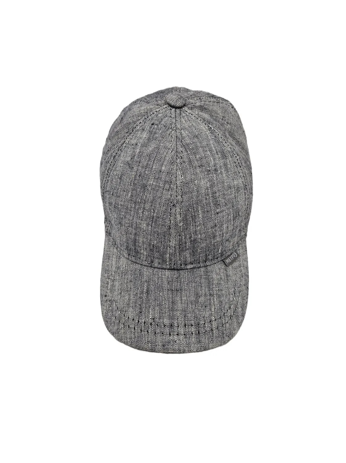 Бейсболка однотонна з льону METROS 56 Темно-сірий 13867 