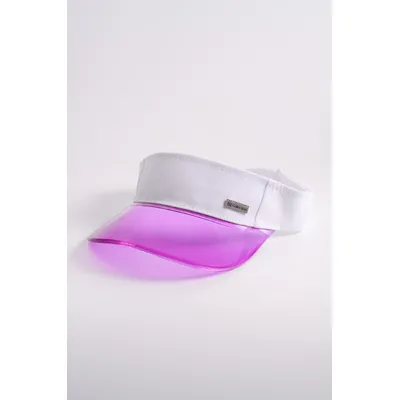 Козирок тенісний з силіконовим дашком KENT&AVER 55-59 Білий з фіолетовим 13488
