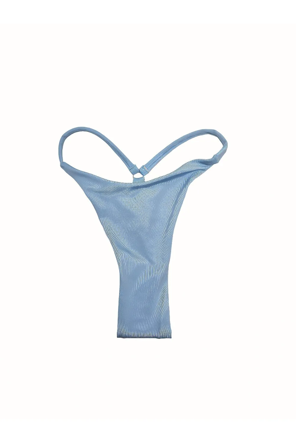 Плавки жіночі стрінги на зав’язки високої посадки Kesell 36 Блакитний 15203 
