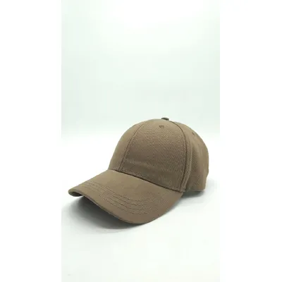Бейсболка бавовняна однотонна Fortune 55-58 Коричневий