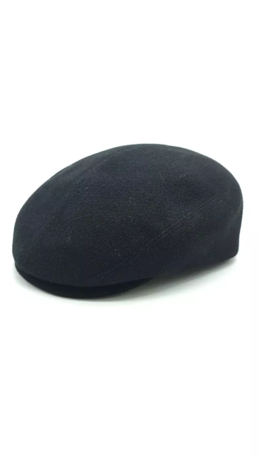 Кепі кашемірове Flat Cap 56-58 Чорний 