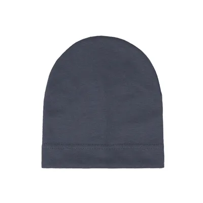 Шапка однотонна з одинарного трикотажу Холлі Talvi 50-52 Сірий 13174