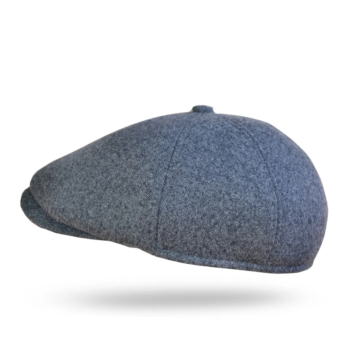 Кепка восьмиклинка твидовая меланж VladAltex 56 Синий 512-28 