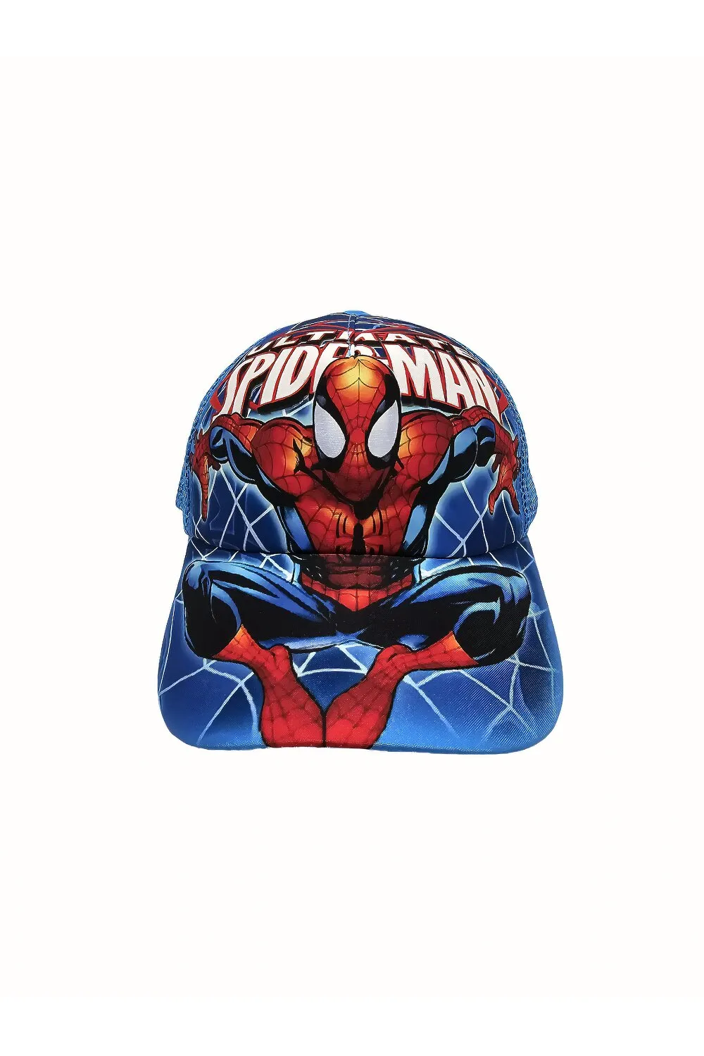 Бейсболка с сеткой и рисунком Спайдермен SPIDERMAN 52-55 Голубой 17003 