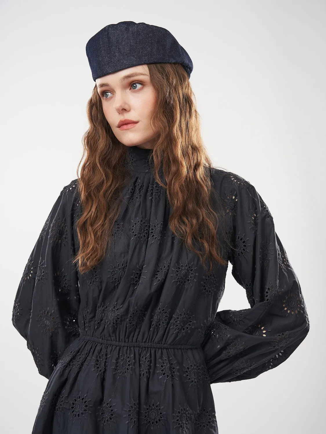 Кепі джинсове Flat Cap Fortune 55-57 Темно-синій 