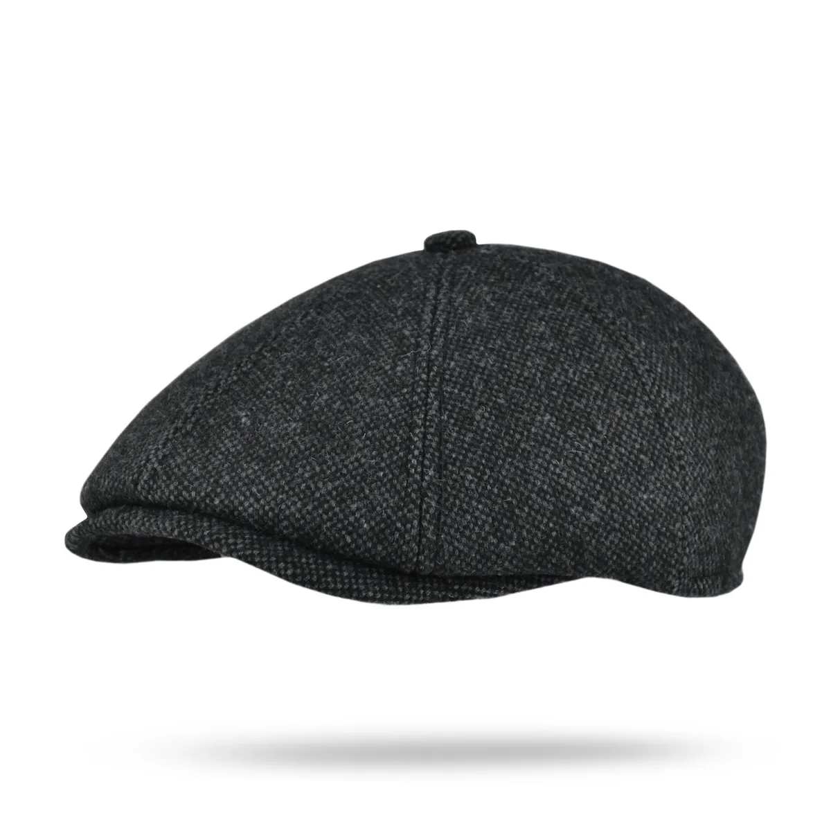 Кепка восьмиклинка твідова VladAltex 55 Темно-сірий 107-28 
