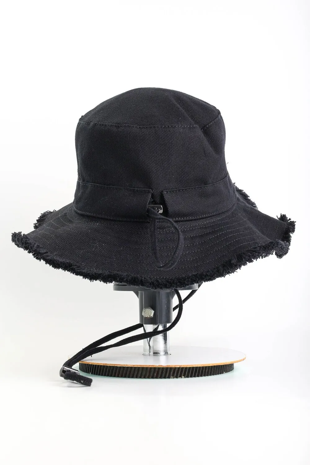 Панама однотонная с широкими полями и регулятором БАХРОМА KENT&AVER 55-58 Черный 2112 