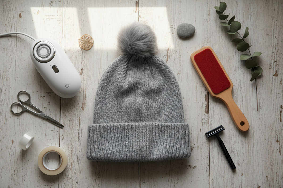 Як користуватися машинкою для видалення ковтунців