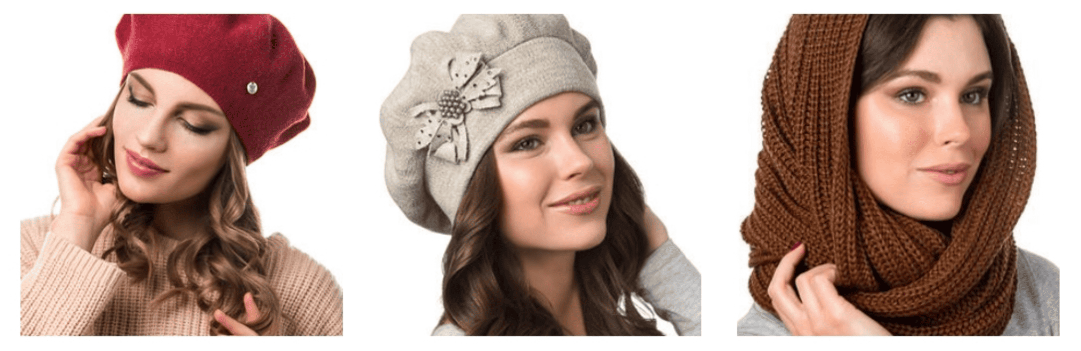 головные уборы для женщин