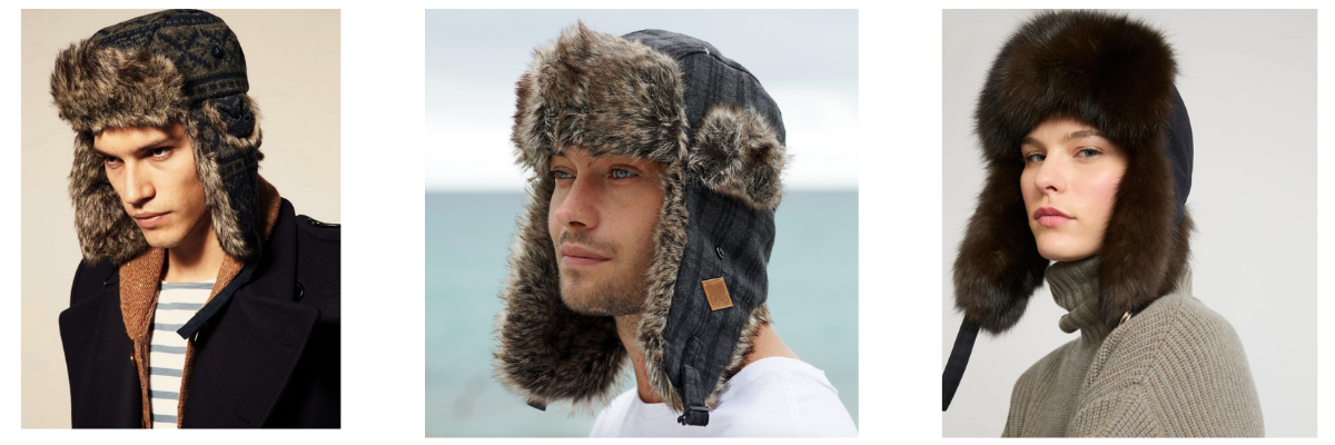 як носити шапку вушанку